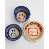 CAFÉ ! CLOPES ! RED/BLUE CERAMIC SET