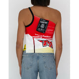 TOP-DRAPEAU ROUGE/JAUNE