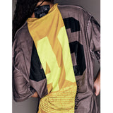 HANDCRAFTED TEE - GREY/YELLOW