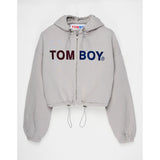 HOODIE COURT RUSH GRIS