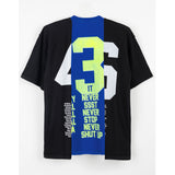 HANDCRAFTED TEE - BLACK/BLUE