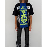 HANDCRAFTED TEE - NOIR/BLEU