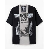 HANDCRAFTED TEE - BLACK/GREY