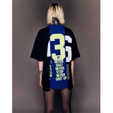 HANDCRAFTED TEE - BLACK/BLUE